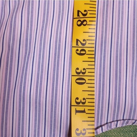 Kirkland Signature 16 1/2-36 Men's Dress ShirtNon-Iron100%Cotton Lslvs Button Up - Picture 5 of 10
